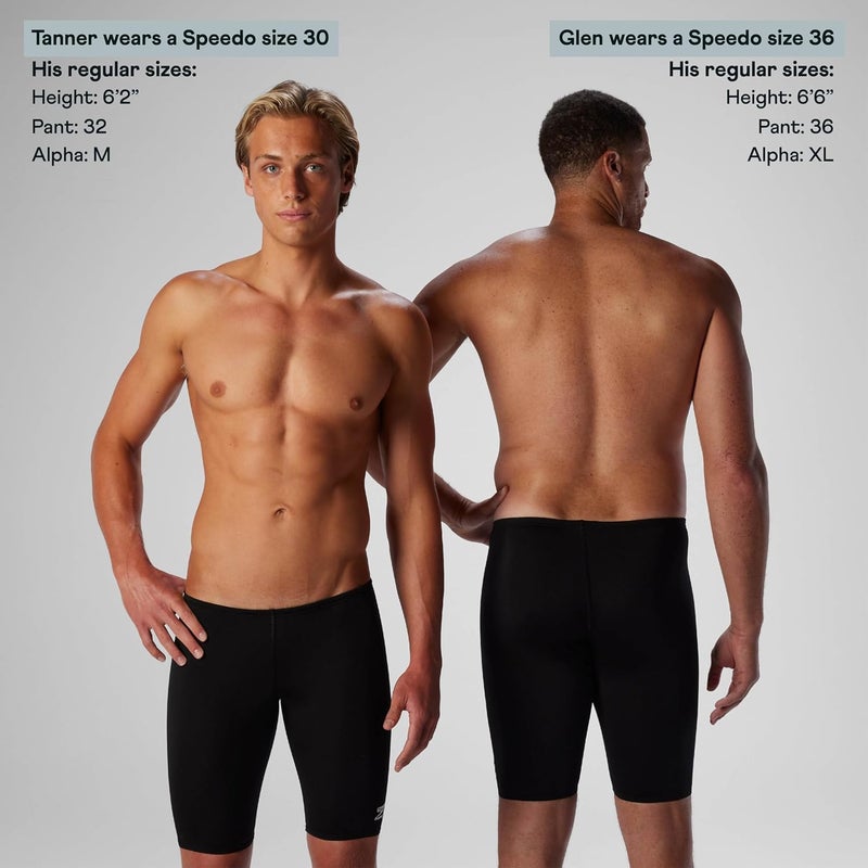 speedo Mens Swimsuit Jammer Endurance+ Solid USA Adult - Image 3